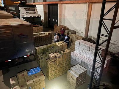 Incautan unas 15 toneladas de productos de posible contrabando